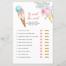 Pastel Ice Cream Floral zei dat ze Kaart zei