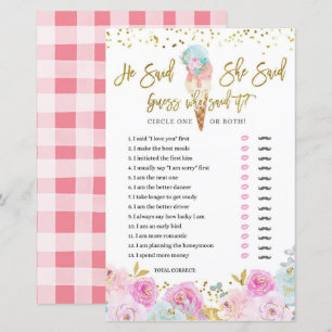 Pastel Ice Cream Floral zei dat ze Kaart zei