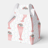 Pastel Ice Cream Sundae Sprinkles Birthday Party Bedankdoosjes (Voorkant Zijde)