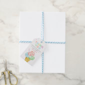 Pastel Ice Cream Verjaardag Favoriet Tag Cadeaulabel (Met Touw)
