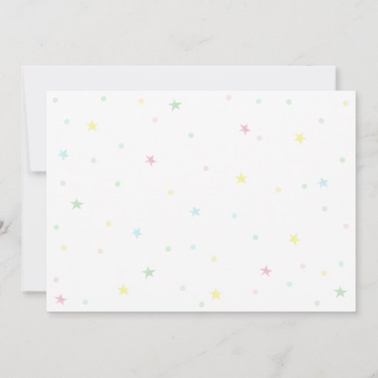 Pastel Ice Cream Verjaardagsfoto Dank u kaart (Achterkant)