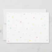 Pastel Ice Cream verjaardagsfoto uitnodiging (Achterkant)