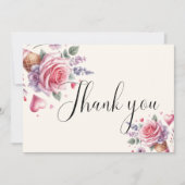 Pastel Ice Cream Vrijgezellenfeest Dank u kaart (Voorkant)