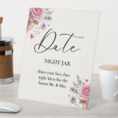 Pastel Ice Cream Vrijgezellenfeest Paar trouwteken Reclamebord Met Voetstuk (Insitu)