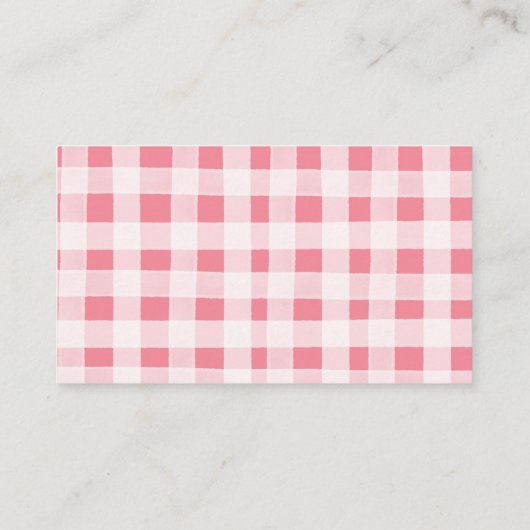 Pastel Ice crème Floral Waterverf Registry Insert Informatiekaartje (Achterkant)