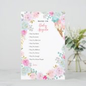 Pastel-ijs Floral-gebeden voor Baby (Staand voorkant)