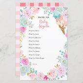 Pastel-ijs Floral-gebeden voor Baby (Voorkant / Achterkant)