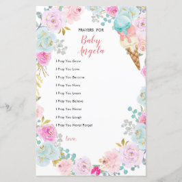Pastel-ijs Floral-gebeden voor Baby