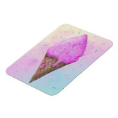 Pastel Ijs Kegel druipen Magneet (Linkerzijde)