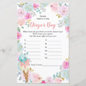 Pastel-ijs Raad eens wat er in de luierzak zit (Voorkant)