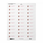 Pastel Ijs Verjaardag Etiket (Full Sheet)
