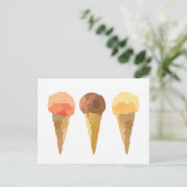 Pastel-ijs-zomersorbet Briefkaart (Staand voorkant)