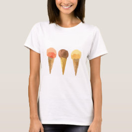 Pastel-ijs-zomersorbet T-shirt