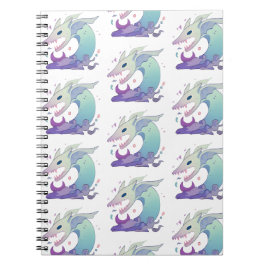 Pastel Illustratie van Zeedier Notitieboek