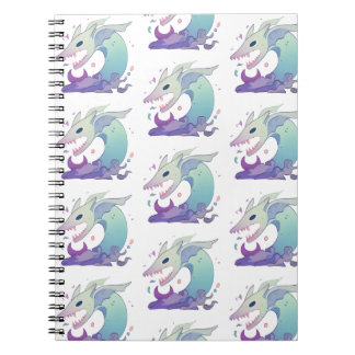 Pastel Illustratie van Zeedier Notitieboek