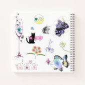Pastel illustratieset notitieboek (Achterkant)