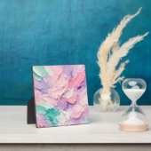 Pastel Impasto Kwaststreek Abstract Fotoplaat (Insitu)