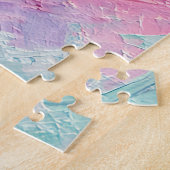 Pastel Impasto Penselen Abstract Legpuzzel (Zijkant)