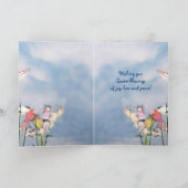 Pastel Impression Easter Feestdagen Kaart (Binnen)