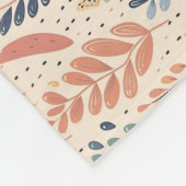 pastel in Boheemse stijl Fleece Deken (Hoek)