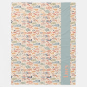 pastel in Boheemse stijl Fleece Deken (Voorkant)