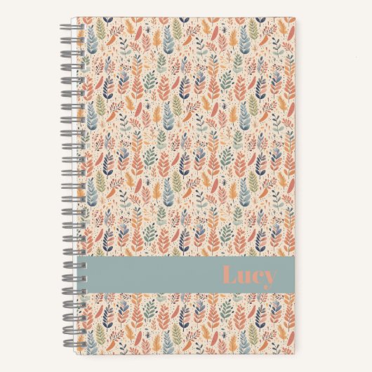 pastel in Boheemse stijl Notitieboek (Voorkant)