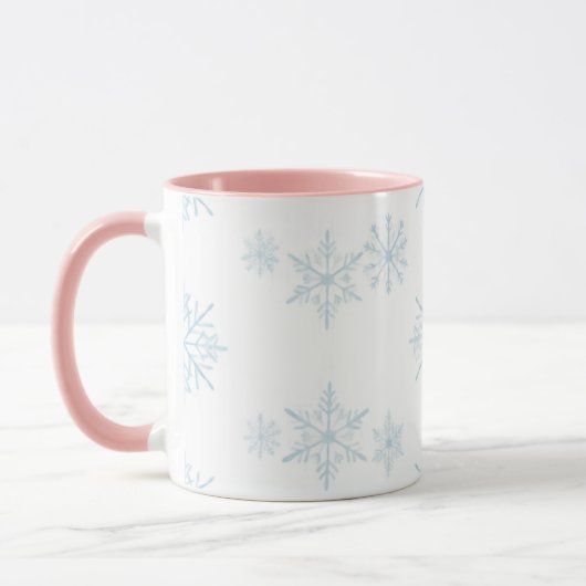 Pastel in de Sneeuw Mok (Links)