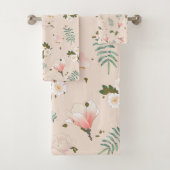 Pastel in de tuin bad handdoek (Insitu)