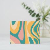 Pastel Inspiés uit de jaren 70 Briefkaart (Staand voorkant)