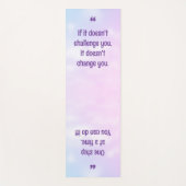  Pastel Inspirerend Quote Yoga Mat (Voorkant)