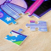Pastel Internet Girl Star Bril Legpuzzel (Zijkant)