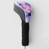 Pastel Internet Meisje Ster Bril Golfheadcover (Schuin)