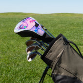 Pastel Internet Meisje Ster Bril Golfheadcover (Insitu)