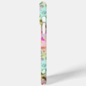 Pastel Iridescent Leopard Print Monogrammed Case-Mate iPhone Case (Achterkant / Links)