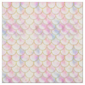 Pastel Iridescent Mermaid Scales Patroon Stof (Swatch)