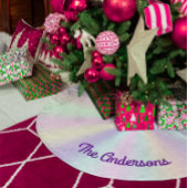 Pastel Iridescent Palet Gradiënt Kerstboom Rok