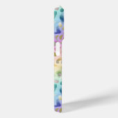 Pastel Iridiscient Luipaardprint Monogram Case-Mate iPhone Case (Achterkant / Rechts)