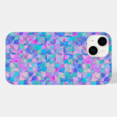 Pastel Iridiscient Naadloos Geometrisch Patroon Case-Mate iPhone Case (Achterkant (horizontaal))