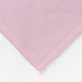 Pastel Iridiserende Roos & Dauwdruppels Romantisch Fleece Deken (Hoek)