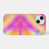 Pastel iriserende kleurrijke gradiënt ontwerp iPhone 15 case (Achterkant horizontaal)