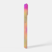 Pastel iriserende kleurrijke gradiënt ontwerp iPhone 15 case (Rechterkant)
