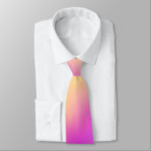 Pastel iriserende kleurrijke gradiënt ontwerp stropdas (Gebonden)