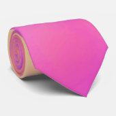 Pastel iriserende kleurrijke gradiënt ontwerp stropdas (Opgerold)