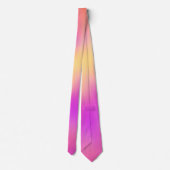 Pastel iriserende kleurrijke gradiënt ontwerp stropdas (Achterkant)