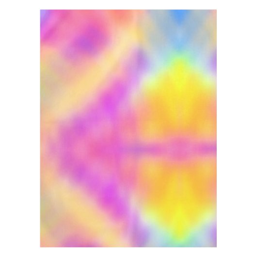 Pastel iriserende kleurrijke gradiënt ontwerp tafelkleed (Voorkant)