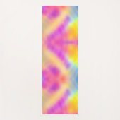 Pastel iriserende kleurrijke gradiënt ontwerp yogamat (Voorkant)