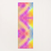 Pastel iriserende kleurrijke gradiënt ontwerp yogamat (Achterkant)