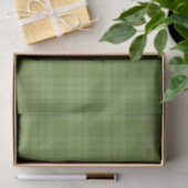 PASTEL IRISH GREEN PLAID PATTERS TISSUEPAPIER (Geschenk)