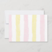 Pastel Italiaanse bruiloft eten thema Bedankkaart (Achterkant)