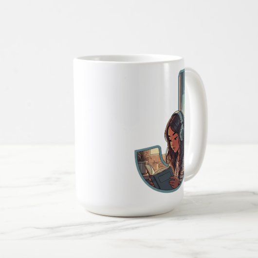 Pastel J with Lo-Fi Girl Koffiemok (Voorkant rechts)